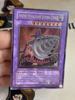 Super Vehicroid Jumbo Drill POTD-EN036 Ultimate Rare YuGiOh! VLP EURO - Image 2
