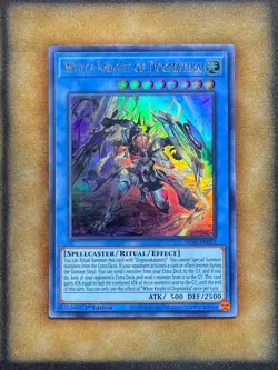 Yugioh White Knight of Dogmatika LIOV-EN032 Ultra Rare 1st Ed NM - Image 1