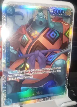 Jinbe Foil OP07-045 - 500 Years In The Future - One Piece TCG Blue Character - Image 1