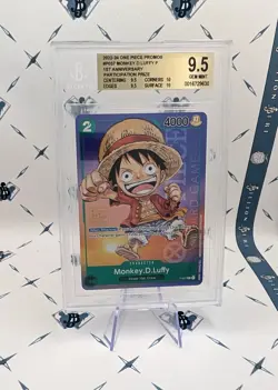 BGS 9.5 - One Piece TCG P-037 Monkey D. Luffy 1st Anniversary promo English - Image 1