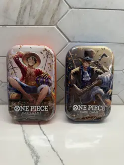 One Piece Tin Pack Set Volume 2 Tcg Bandai Op-13 Promo X2 Factory Sealed 💎💎 - Image 1