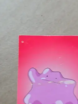 Ditto Pokemon 1999 Game Freak Creatures 1999 Sticker Pokemon Card #132 Rare - Image 2