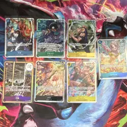 One piece lot of SR some op15 and mix sets (20) total cards NEAR MINT - Image 1