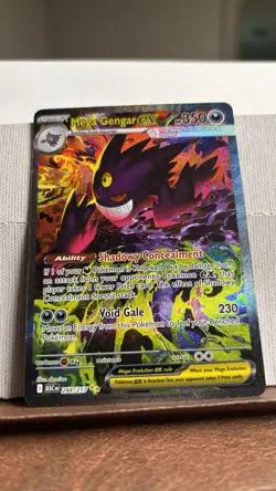Pokemon Mega Gengar EX Full Art Holo Card 284/217 ASC HP 350 ATK 230 284/217 - Image 3