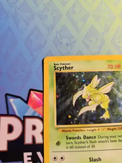 MP Scyther Holo 17/130 Base Set 2 Pokemon Card - Image 4