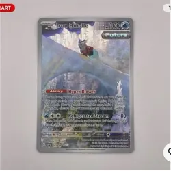 Pokemon Ultra Rare Holo Foil Card Lot Iron Bundle, Flutter Mane, Milotic & More - Image 1