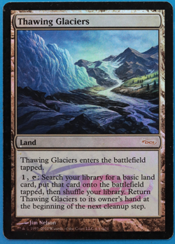 Thawing Glaciers (Judge) FOIL Promo HEAVILY PLD (Reserved List MTG Card) 505952 - Image 1