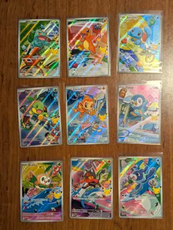 Pokemon 2026 First Partner Illustration Collection Series 1 Promos Set 9 Cards - Image 1