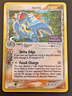Armaldo 1/110 Holon Phantoms Delta Species Pokemon Card Reverse Holo Near Mint - Image 1
