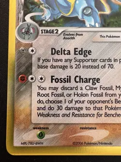 Armaldo 1/110 Holon Phantoms Delta Species Pokemon Card Reverse Holo Near Mint - Image 5