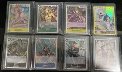 15 Card One Piece Tcg Card Game Lot Mixed With Foils - Image 1