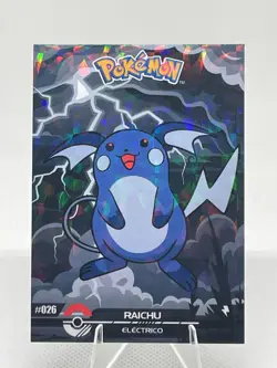 Raichu #26 - Cracked Ice Holo - Crystal Dark Black 2025 - Pokemon Card - Image 1