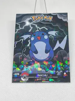 Raichu #26 - Cracked Ice Holo - Crystal Dark Black 2025 - Pokemon Card - Image 3