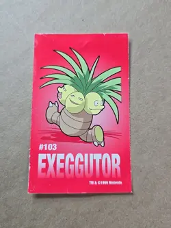 Exeggutor Pokemon 1999 Game Freak Creatures 1999 Sticker Pokemon Card #103 Rare - Image 1
