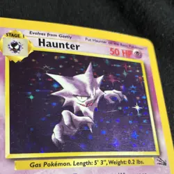 Haunter 6/62 Fossil Holo Rare 1999 Wizards Pokemon TCG Card English - Image 2