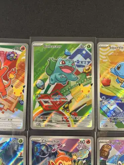 Pokemon 2026 First Partner Illustration Collection Series 1 Promos Set 9 Cards - Image 3