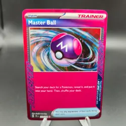 Master Ball 153/162 Pokemon Card - SV05: Temporal Forces - NM - Image 1