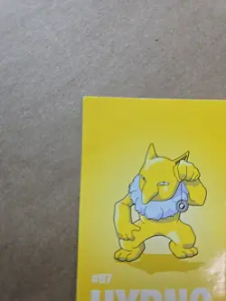 Hypno Pokemon 1999 Game Freak Creatures 1999 Sticker Pokemon Card #97 Rare - Image 2
