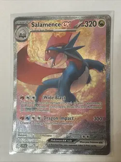 Pokemon TCG Salamence EX Journey Together Special Illustration Rare Card 187/159 - Image 1