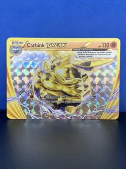 Carbink BREAK - 51/124 - Pokemon Fates Collide XY Ultra Rare Card - LP - Image 1