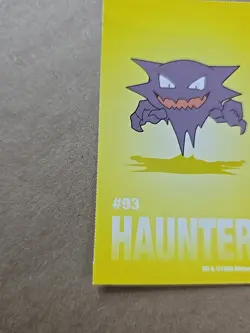Haunter Pokemon 1999 Game Freak Creatures 1999 Sticker Pokemon Card #93 Rare - Image 5