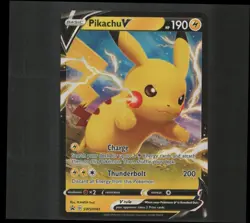 Pikachu V - Holo Promo SWSH: Sword & Shield Promo Cards SWSH061 NM Midori Harada - Image 1