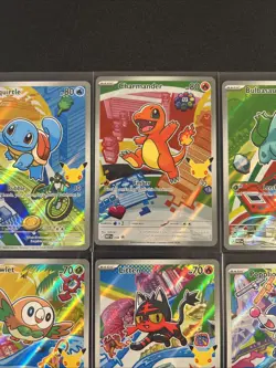 Pokemon 2026 First Partner Illustration Collection Series 1 Promos Set 9 Cards - Image 3
