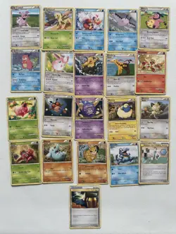 Pokemon TCG HeartGold & SoulSilver Set 2010 Regular Non-Holo Lot X21 Cards - Image 1