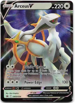 Arceus V Promo SWSH: Sword & Shield Promo Cards SWSD Colorless Holofoil SWSH306 - Image 1