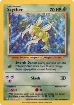 Scyther - 006/034 - Classic Collection - Holo - Pokemon: Trading Card Game Class - Image 1
