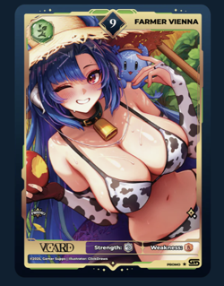 Gamersupps Vcard TCG Vienna: VCard Tub Exclusive Limited Edition 9 Promo Card - Image 1
