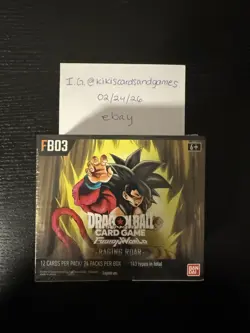 Dragon Ball Super Card Game Fusion World Raging Roar FB03 Booster Box ENGLISH - Image 1