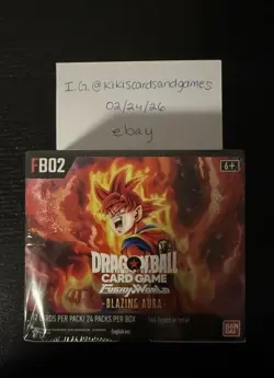 Dragon Ball Super Card Game Fusion World Blazing Aura FB02 Booster Box ENGLISH - Image 1