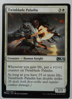 Twinblade Paladin *Uncommon* Magic MtG x1 The List - Image 1