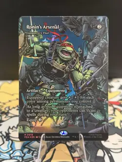 MTG: TMNT - Ronin's Arsenal - Conqueror's Flail (Borderless) Foil M 0015 - Image 1