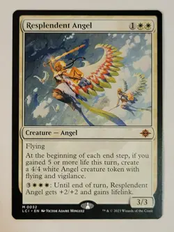 Resplendent Angel Lost Caverns of Ixalan Regular Mythic LCI 32 mtg NM/M - Image 1