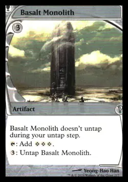Basalt Monolith (future sight frame) Mystery 2 *Mythic Relics* NM+ - Image 1
