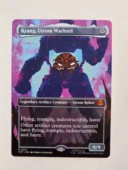 Krang, Utrom Warlord M0221 (Borderless) Teenage Mutant Ninja Turtles MTG NM - Image 1