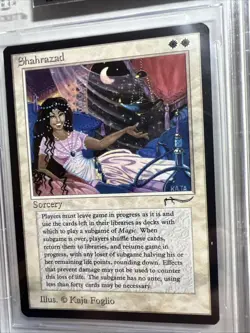 MTG Arabian Nights Shahrazad BGS 9 Quad+ Mint (w/ 9.5 edges) 1993 - Image 3