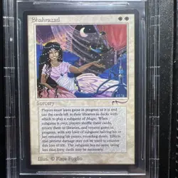 MTG Arabian Nights Shahrazad BGS 9 Quad+ Mint (w/ 9.5 edges) 1993 - Image 5
