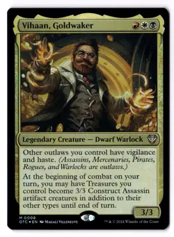 Vihaan, Goldwaker NM* FOIL Outlaws Of Thunder Junction Commander -UnltdCards - Image 1