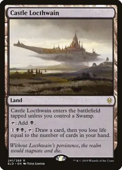MTG - Castle Locthwain - Throne of Eldraine - Rare [NM] - Image 1