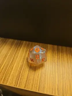 1x Oversized Spindown D20 Die - MTG Avatar: The Last Airbender Dice Life Counter - Image 1