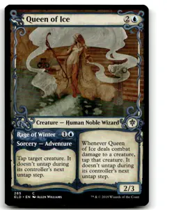 MTG Queen of Ice (Showcase) C Throne of Eldraine 285 LP - Image 1