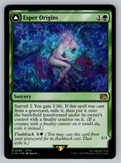 Esper Origins Summon: Esper Maduin 0185 Rare Final Fantasy MTG 2025 EN - Image 2