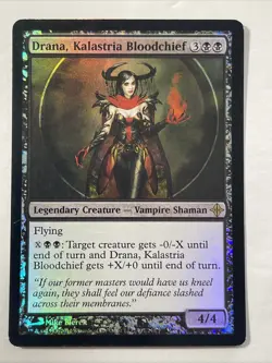 Drana, Kalastria Bloodchief Rise of the Eldrazi Foil LP - Image 1