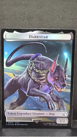 MTG - NM - Angelo Darkstar Double-Sided Token Final Fantasy Foil - Image 2