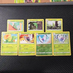 Pokemon TCG Sword & Shield Card Lot Metapod Caterpie Butterfree 7x - Image 1