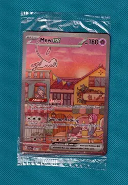 Mew EX SVP 053 Pokemon TCG Scarlet Violet 151 UPC Sealed Black Star Promo - Image 1