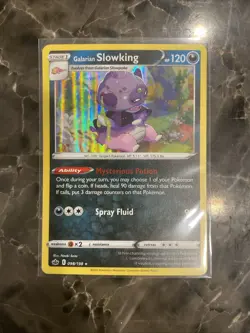 Pokemon Galarian Slowking TCG Chilling Reign Holo Card 098/198 - Image 1